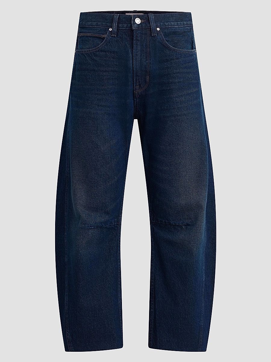 Men's Horseshoe Cotton Barrel-Leg Jeans - Eastwood - Size 42