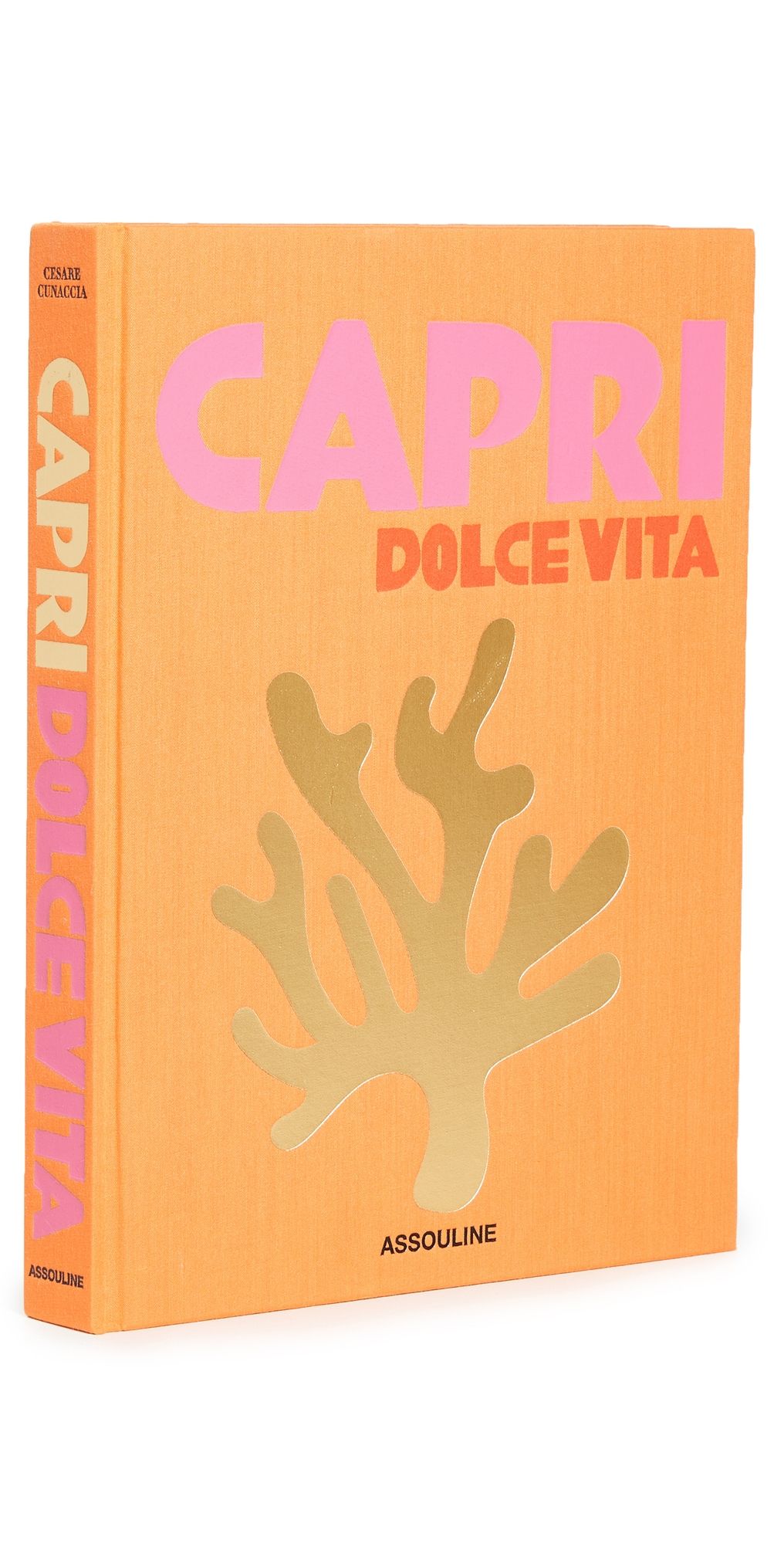 Assouline Capri Dolce Vita Book Orange One Size
