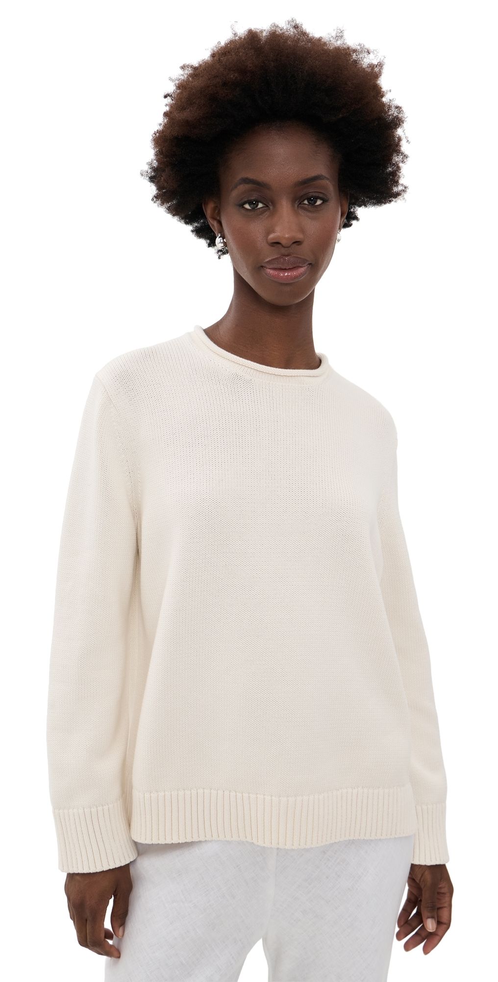Jenni Kayne Loma Pullover Ivory XS