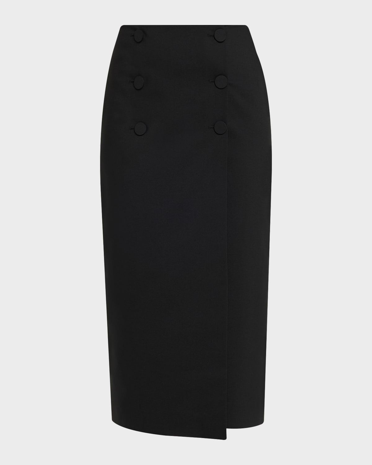 Febe Tuxedo Midi Skirt