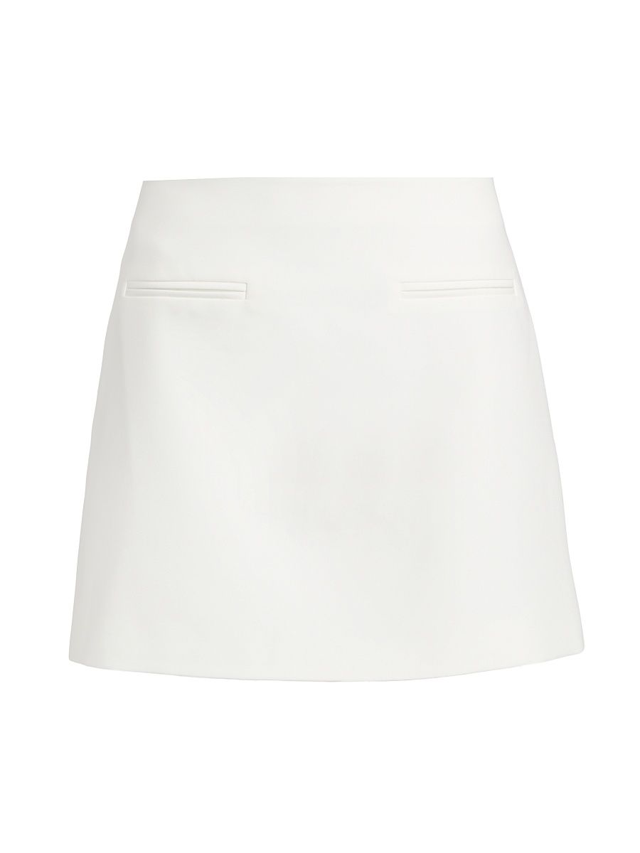 Women's Cady Miniskirt - Ecru - Size 12