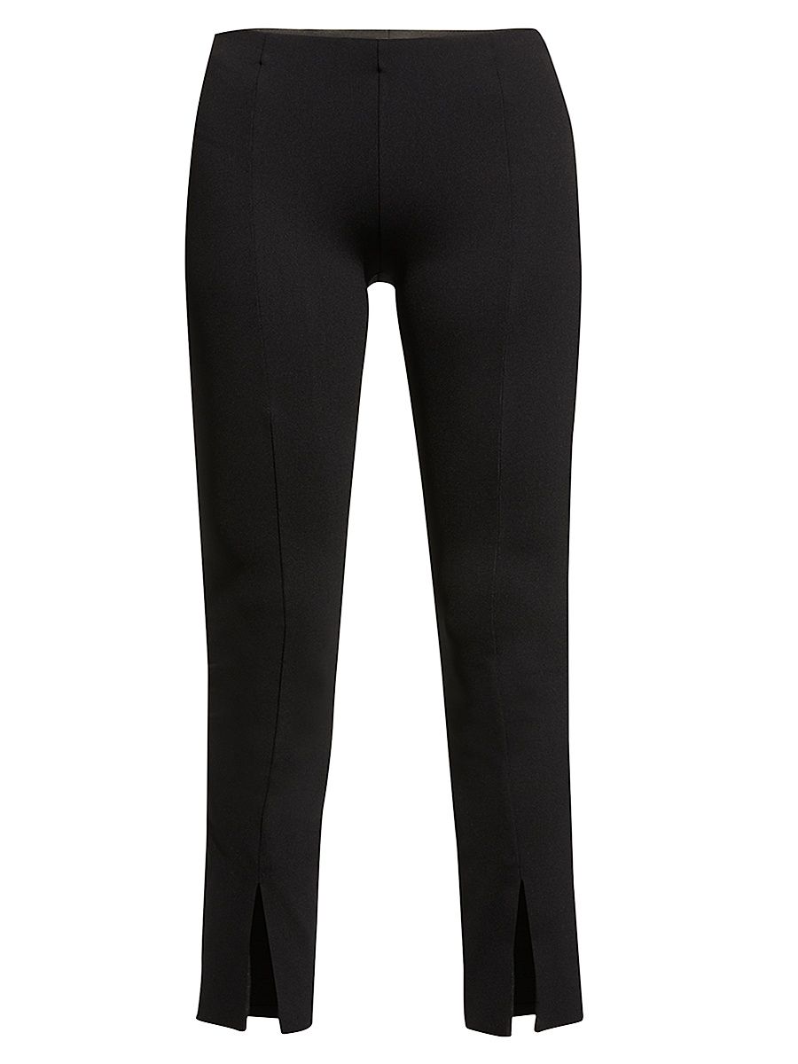 Women's Thilde Slit Pants - Black - Size XL