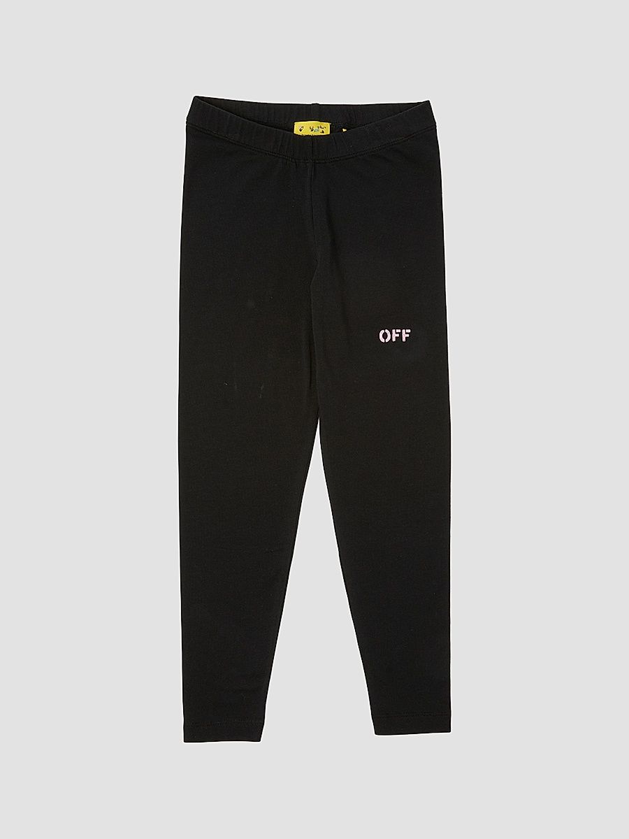 Baby Girl's, Little Girl's & Girl's Off Stamp Logo Leggings - Black - Size 4
