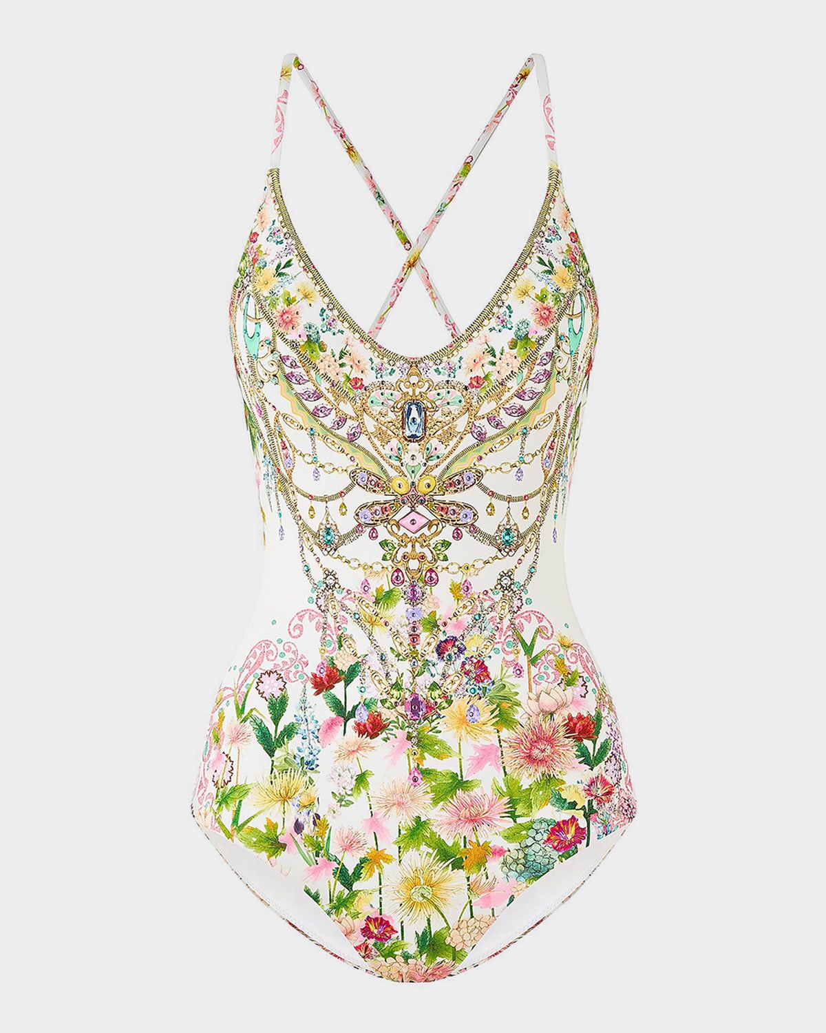 The Call of Catalonia Scoop-Neck One-Piece Swimsuit