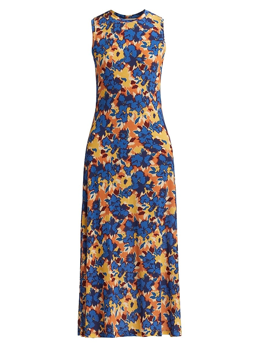 Women's Orla Floral Jersey Midi-Dress - Wildflower - Size XL