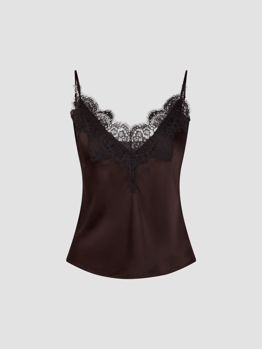 Hill House Home Women's The Gracie Top - Chocolate - Size XXL