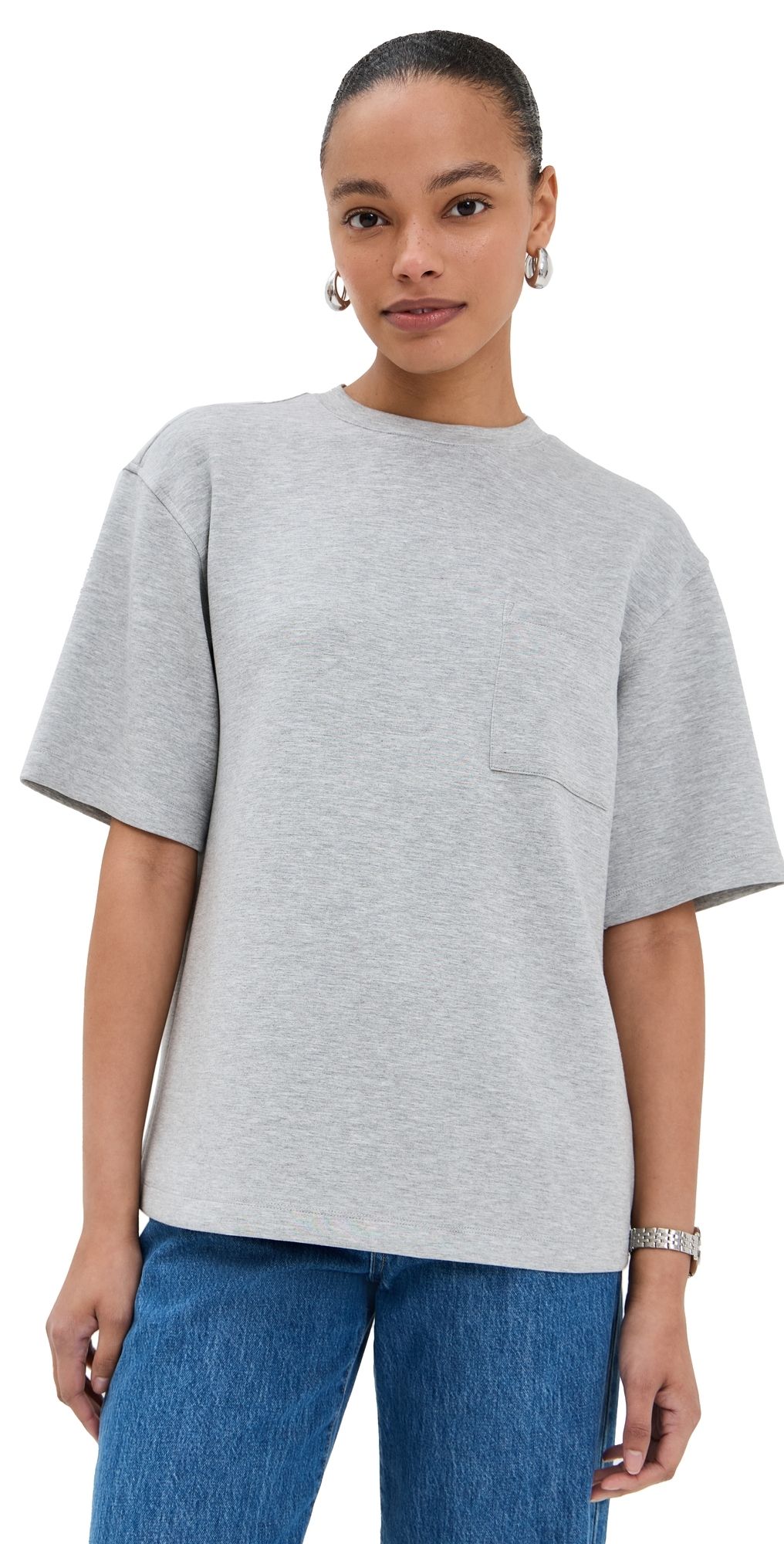 LE BOP Caroline Tee Heather Grey XXL