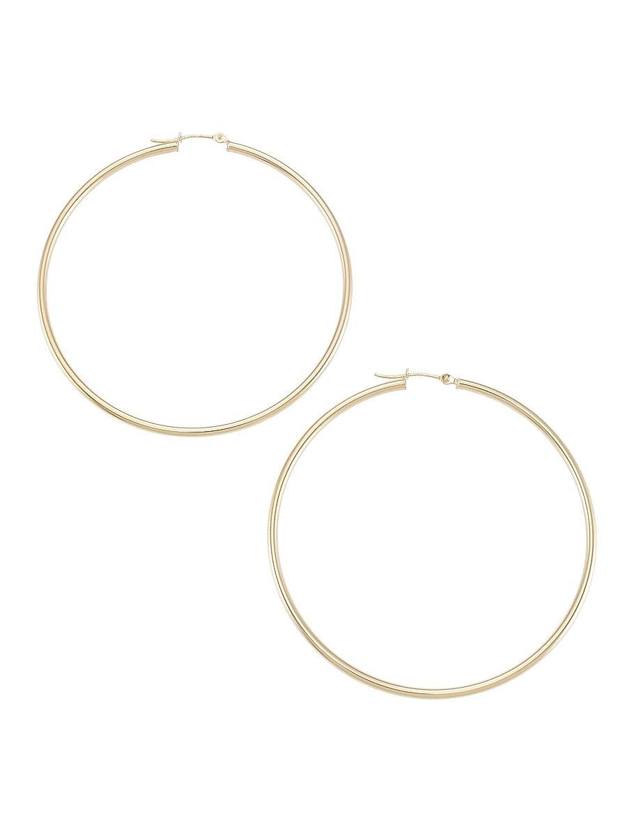 Women's 14K Gold Hoop Earrings - Yellow Gold