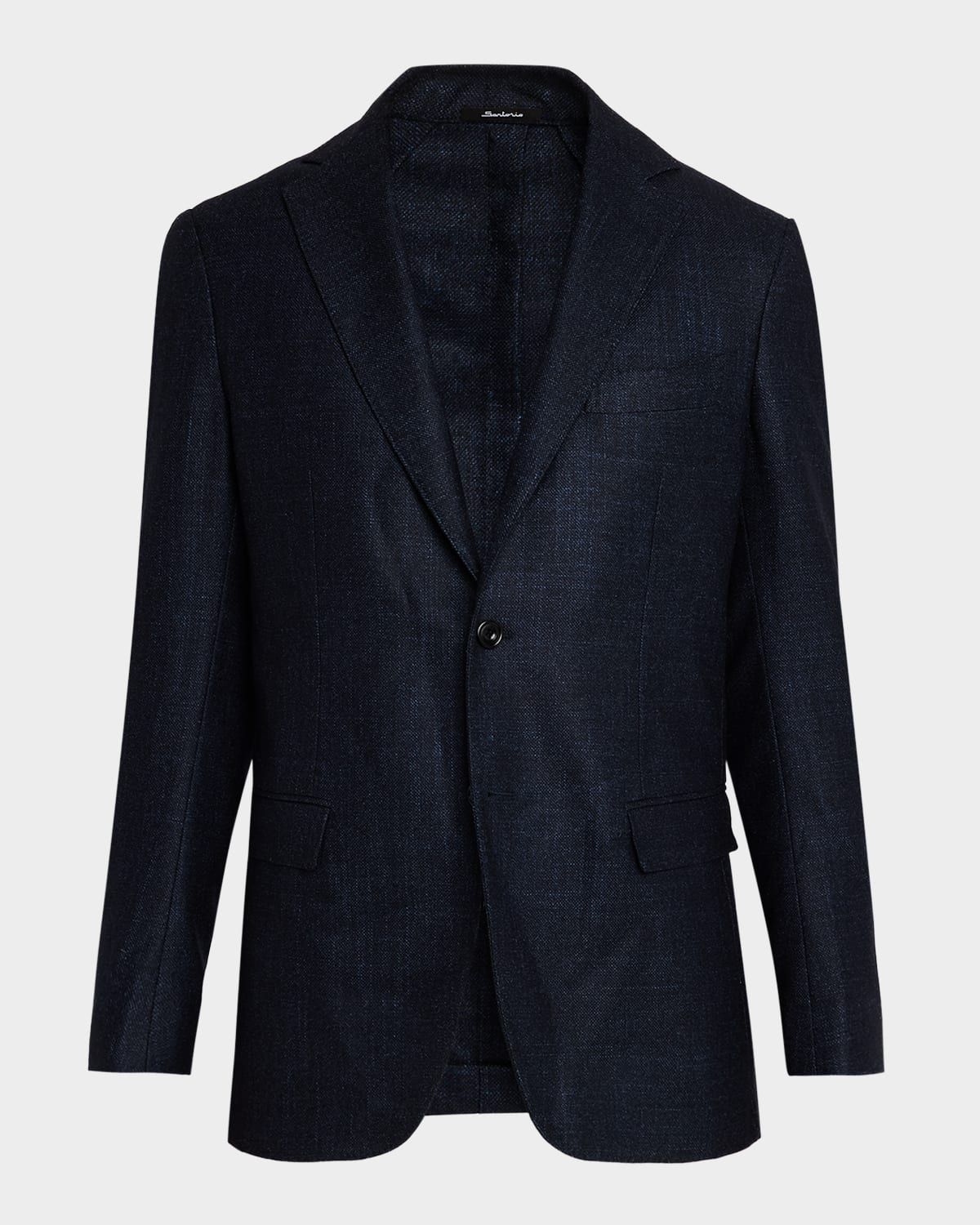 Men & apos;s Single-Breasted Textured Wool Blazer