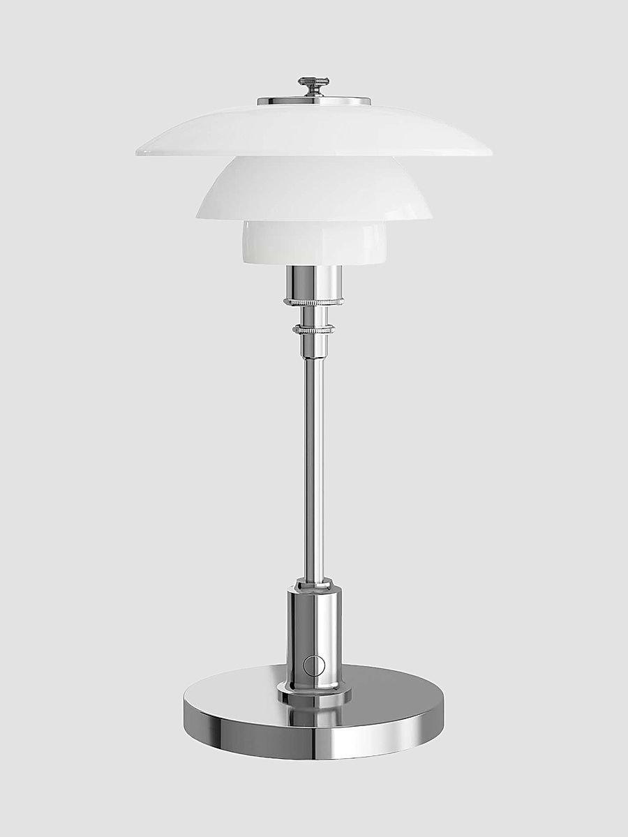 Ph 1/1 Portable Chrome Plate Lamp - High Lustre Chrome Plated