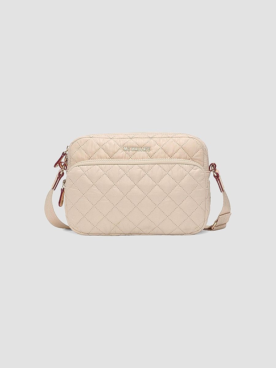 MZ Wallace Women's Metro Small Quilted Camera Bag - Buff
