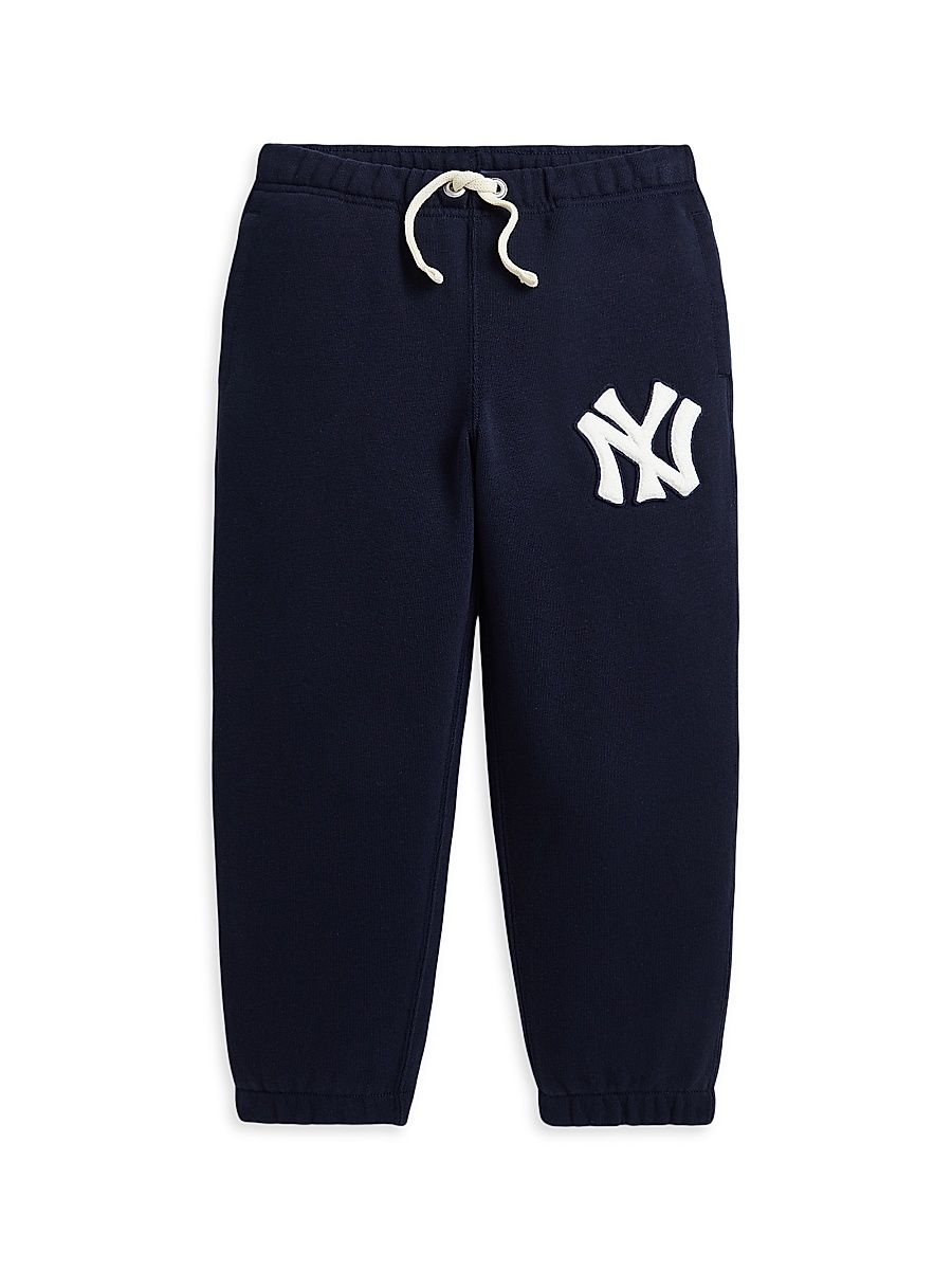 Little Boy's & Boy's MLB Yankees Logo Jogger Pants - Aviator Navy - Size 3
