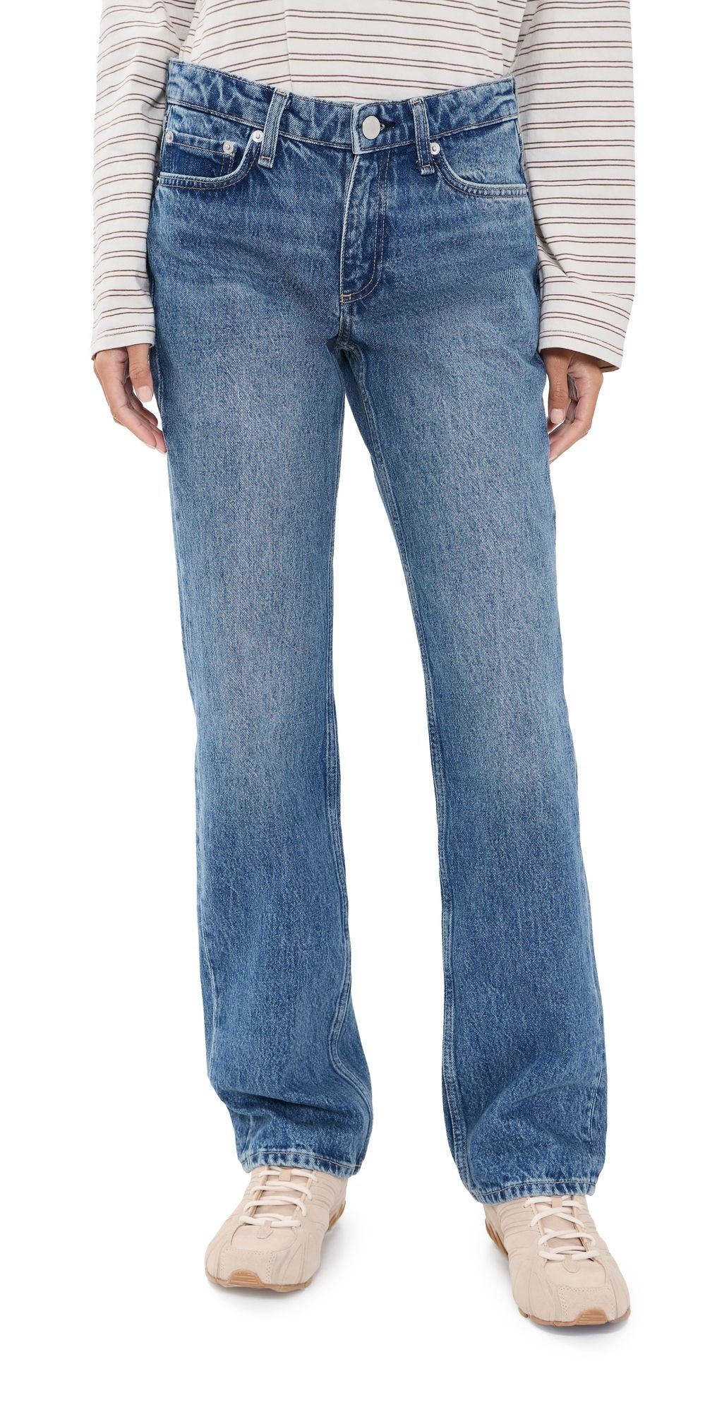 rag & bone Harlow Slim Straight Jeans candice 30