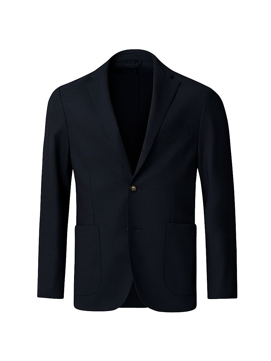 Men's Lana Tech Soft Travel Jacket - Blue - Size 48