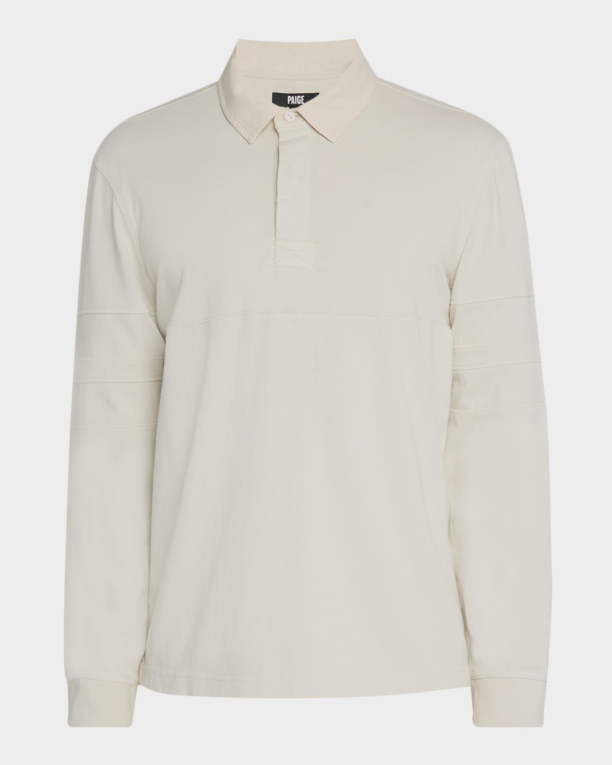 Men & apos;s Trevelly Tonal Stripe Cotton Rugby Shirt