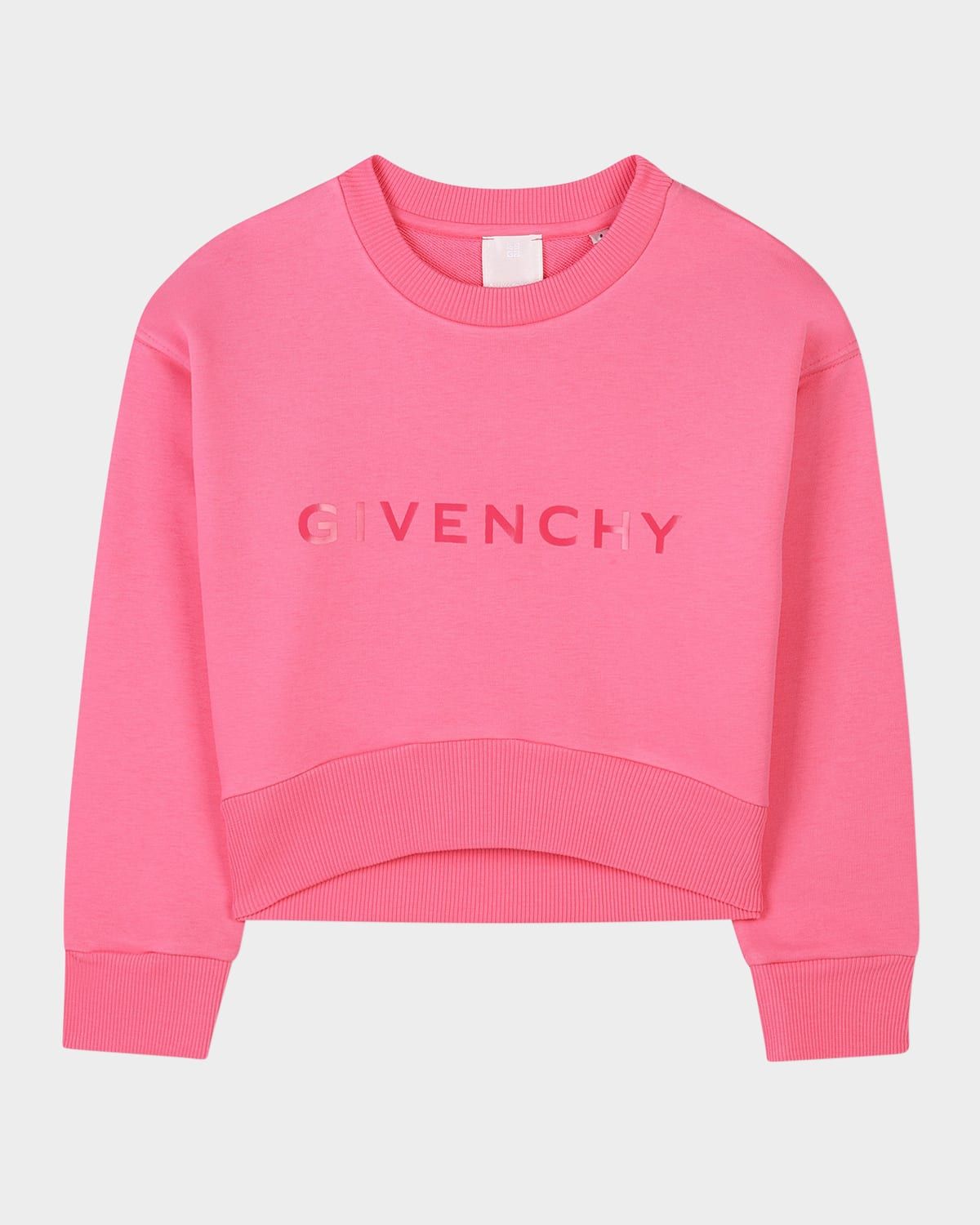 Girl & apos;s Classic Logo-Print Sweatshirt, Size 4-6