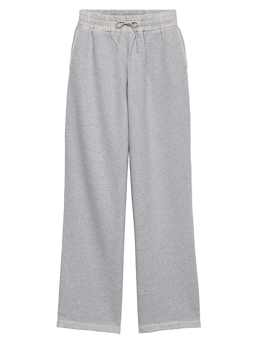 Women's Cotton Fleece Joggers - Grey - Size XL