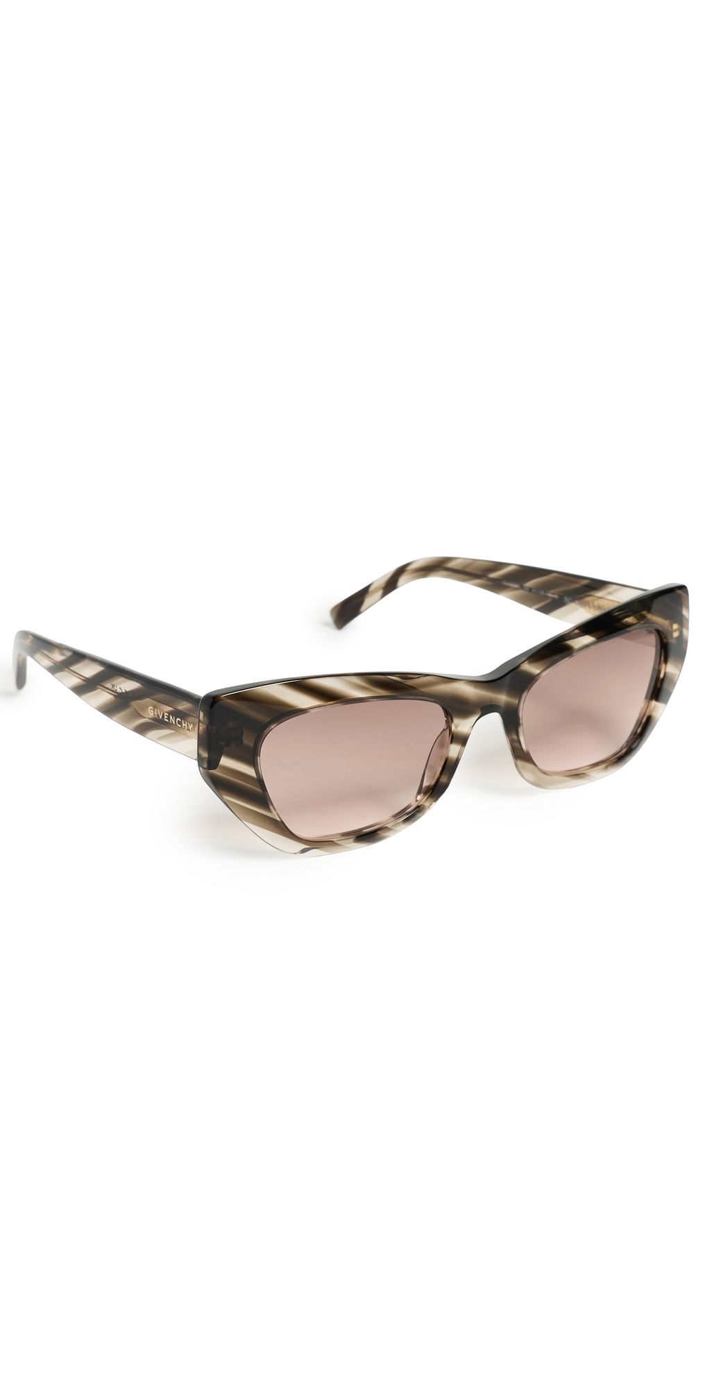 Givenchy City Cat Eye Sunglasses Havana/Other /Gradient Brown One Size