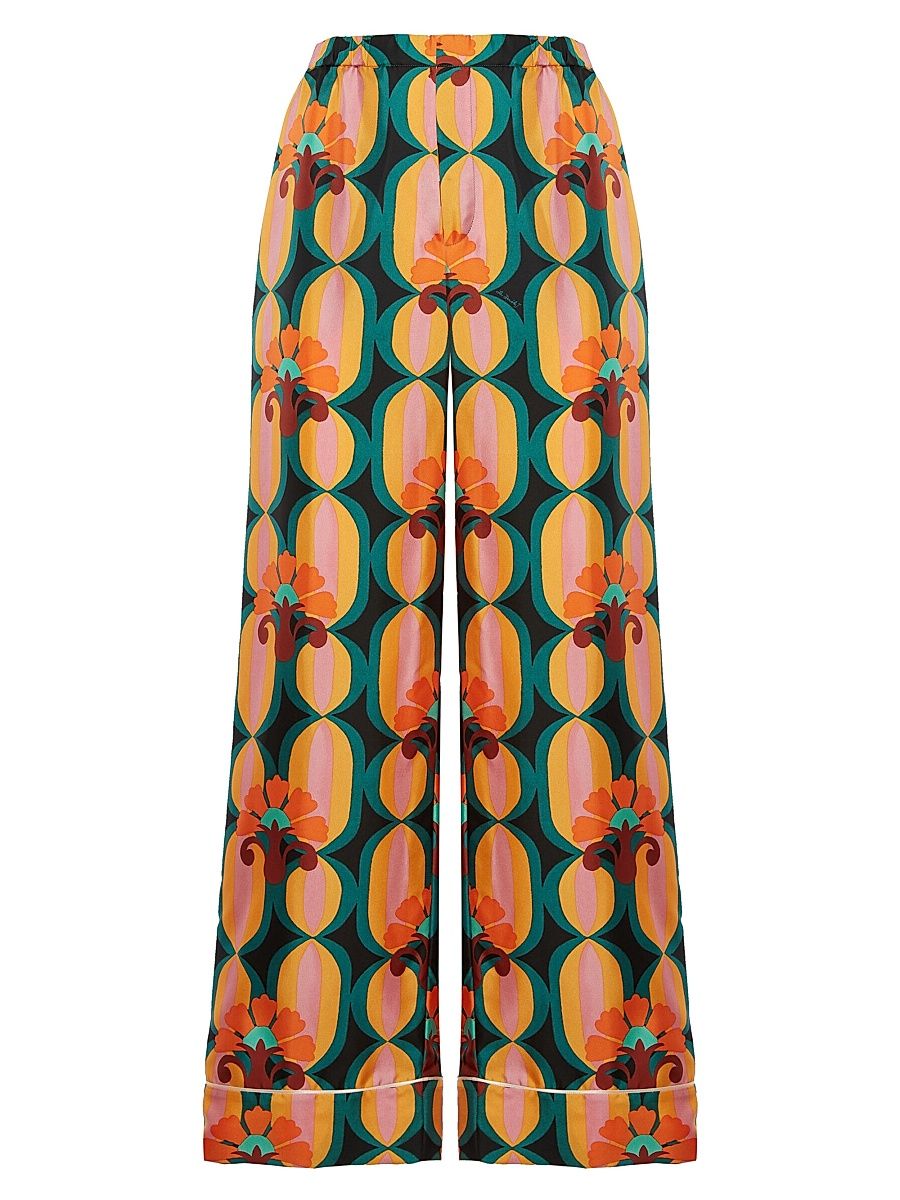 Women's Pajama Pants - Arcturus Blue Petrol - Size XS