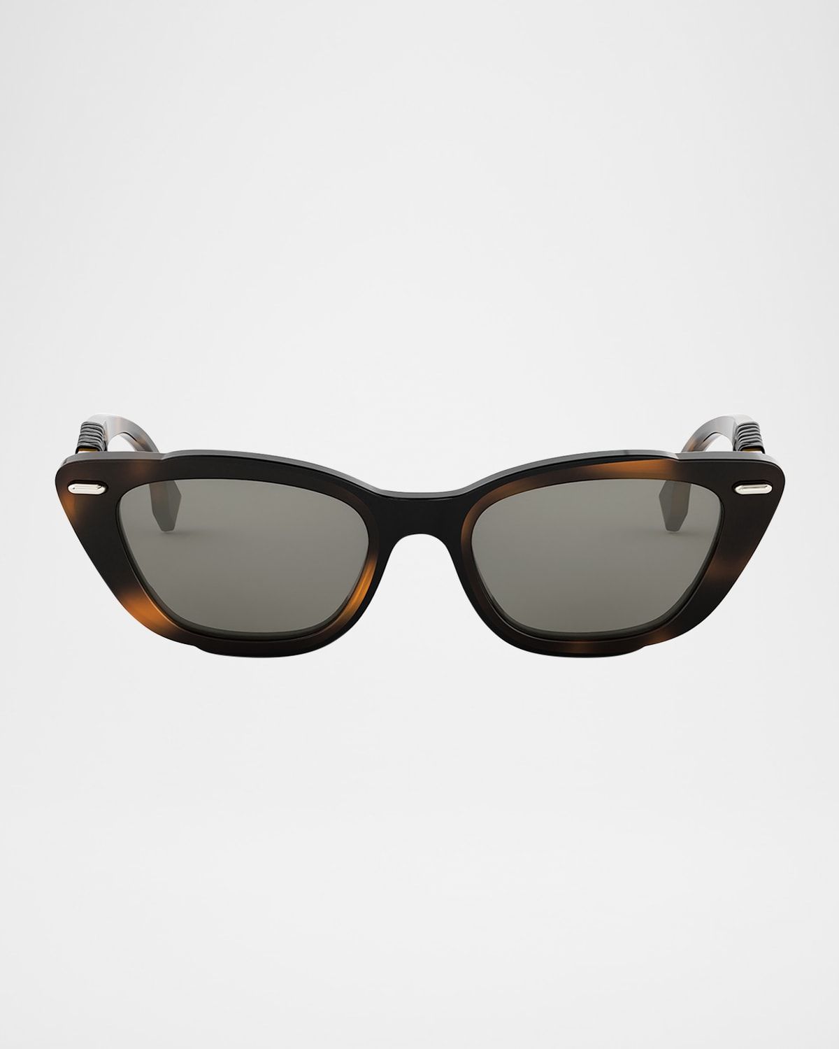 Interlace Acetate Cat-Eye Sunglasses