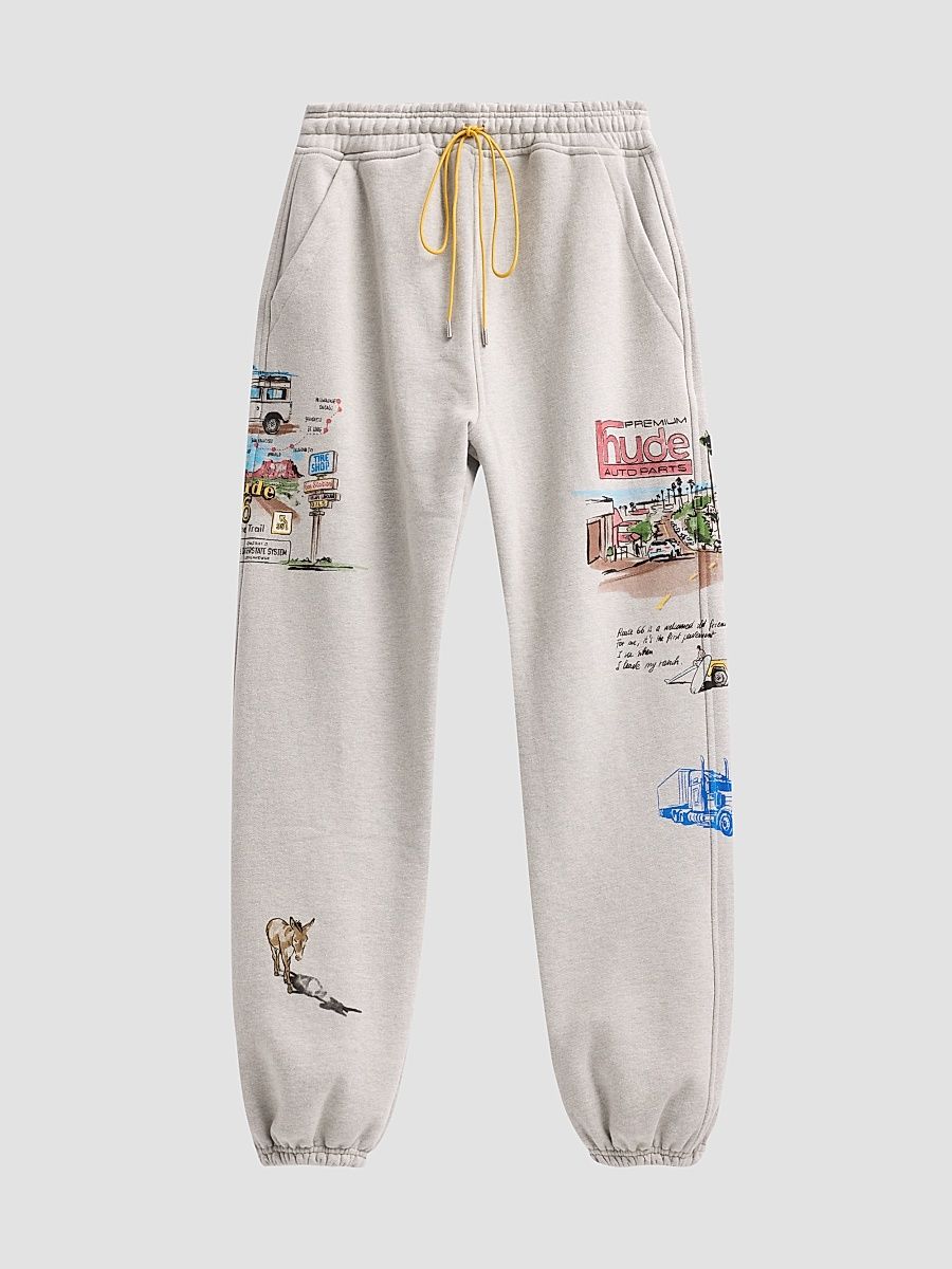 Men's Highway One Sweatpants - Heather Grey Multi - Size XXL
