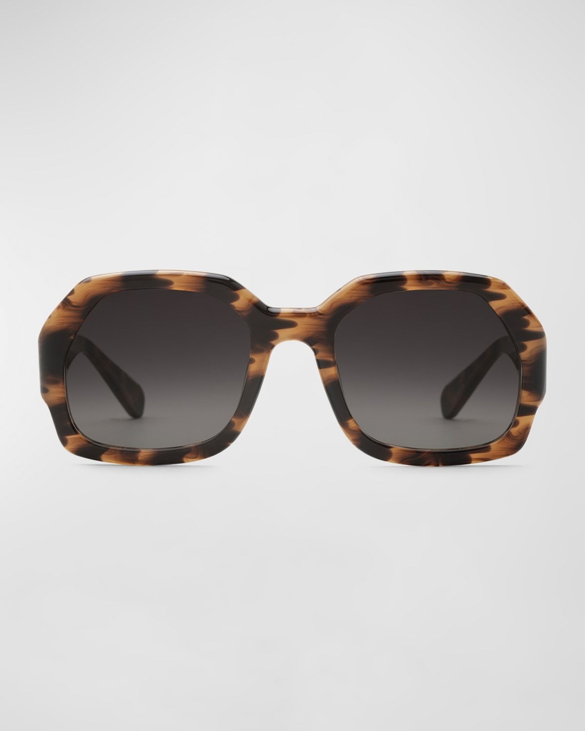 Naomi Acetate Round Sunglasses