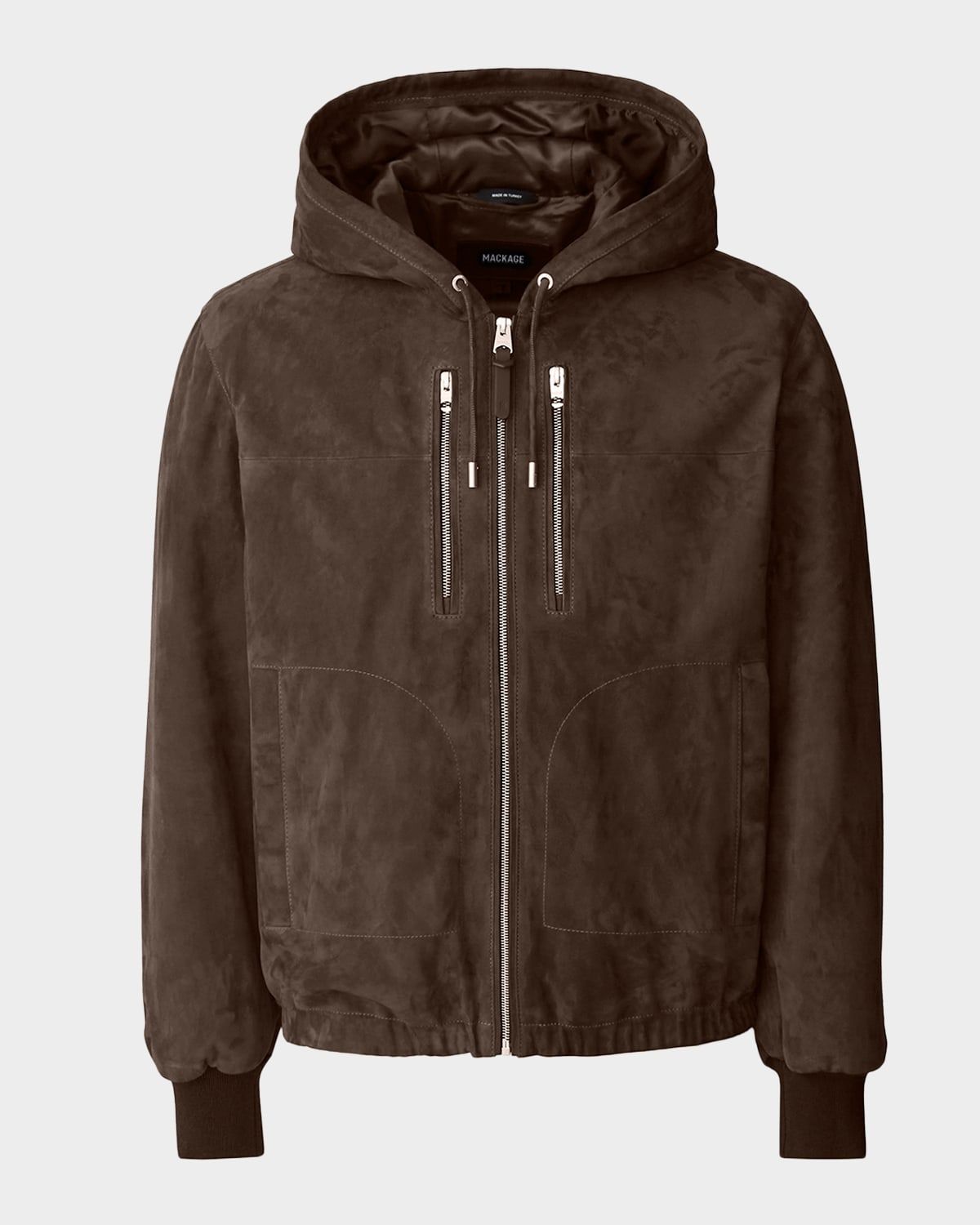 Men & apos;s Sylas Suede Hooded Jacket