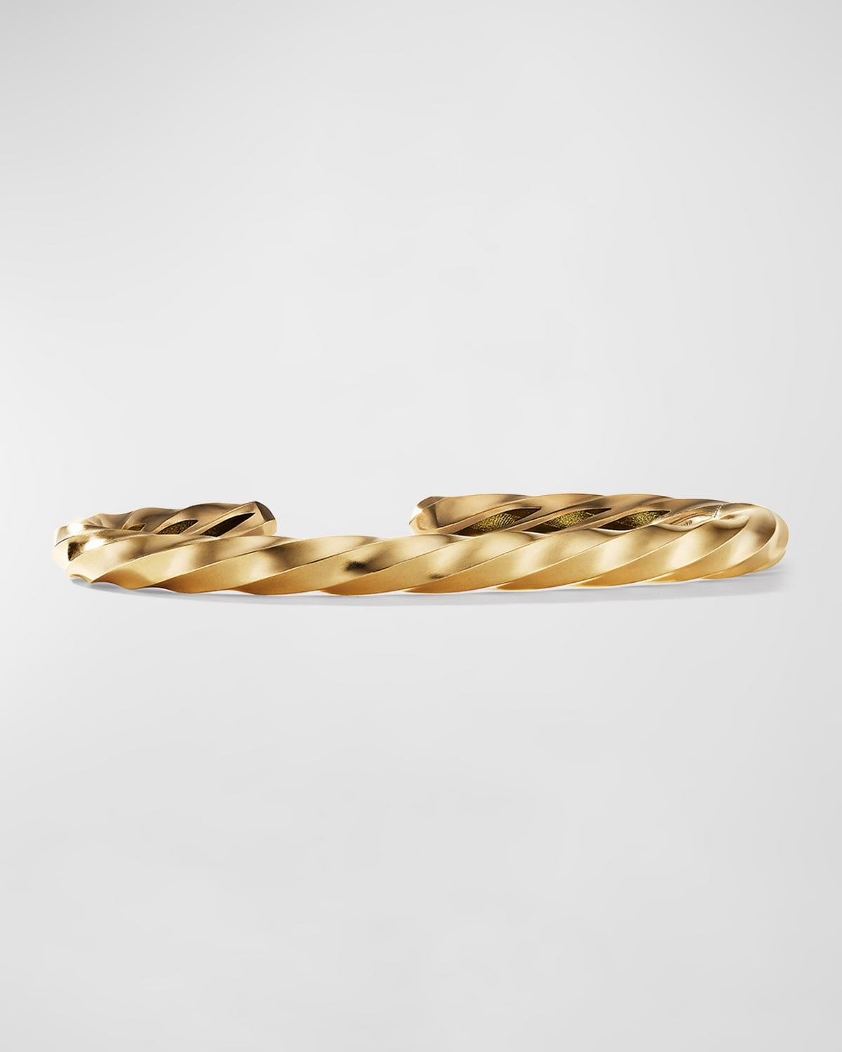 Cable Edge Bracelet with Diamonds in 18K Gold