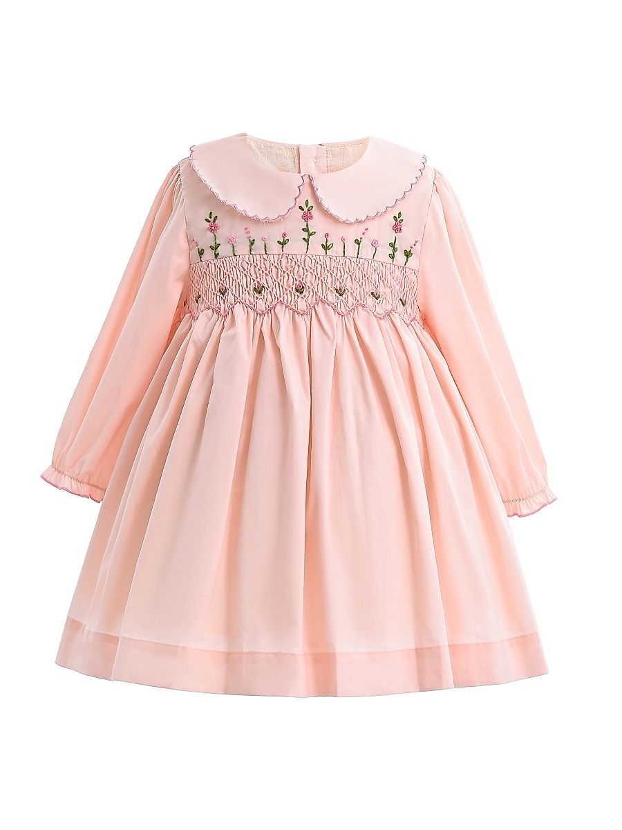 Baby Girl's Blossom Smocked Dress - Pink - Size 36 Months