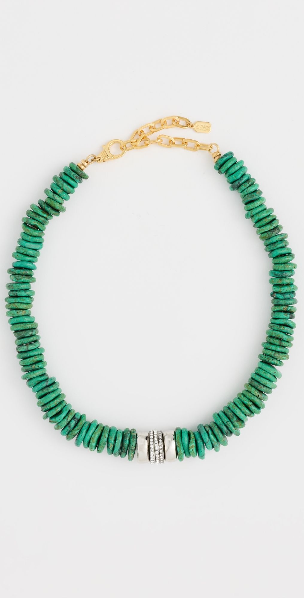 Elizabeth Cole Dew Necklace Green One Size