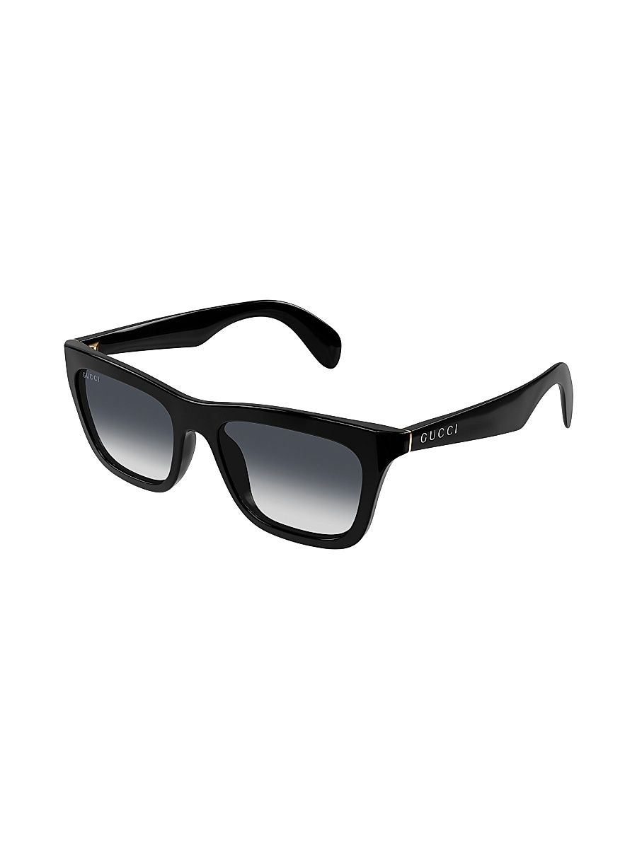 Men's Mods 53MM Square Sunglasses - Black