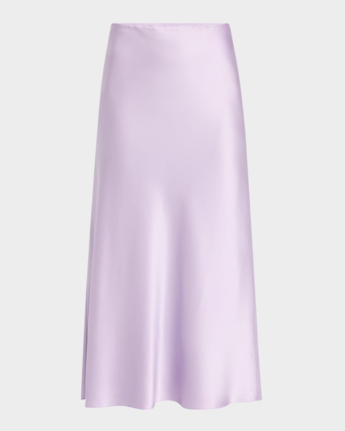 Clover Stretch-Silk Slip Skirt