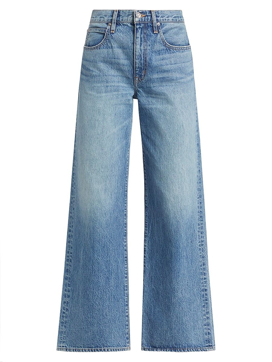 Women's Selena Mid-Rise Wide-Leg Jeans - Wildest Dreams - Size 29