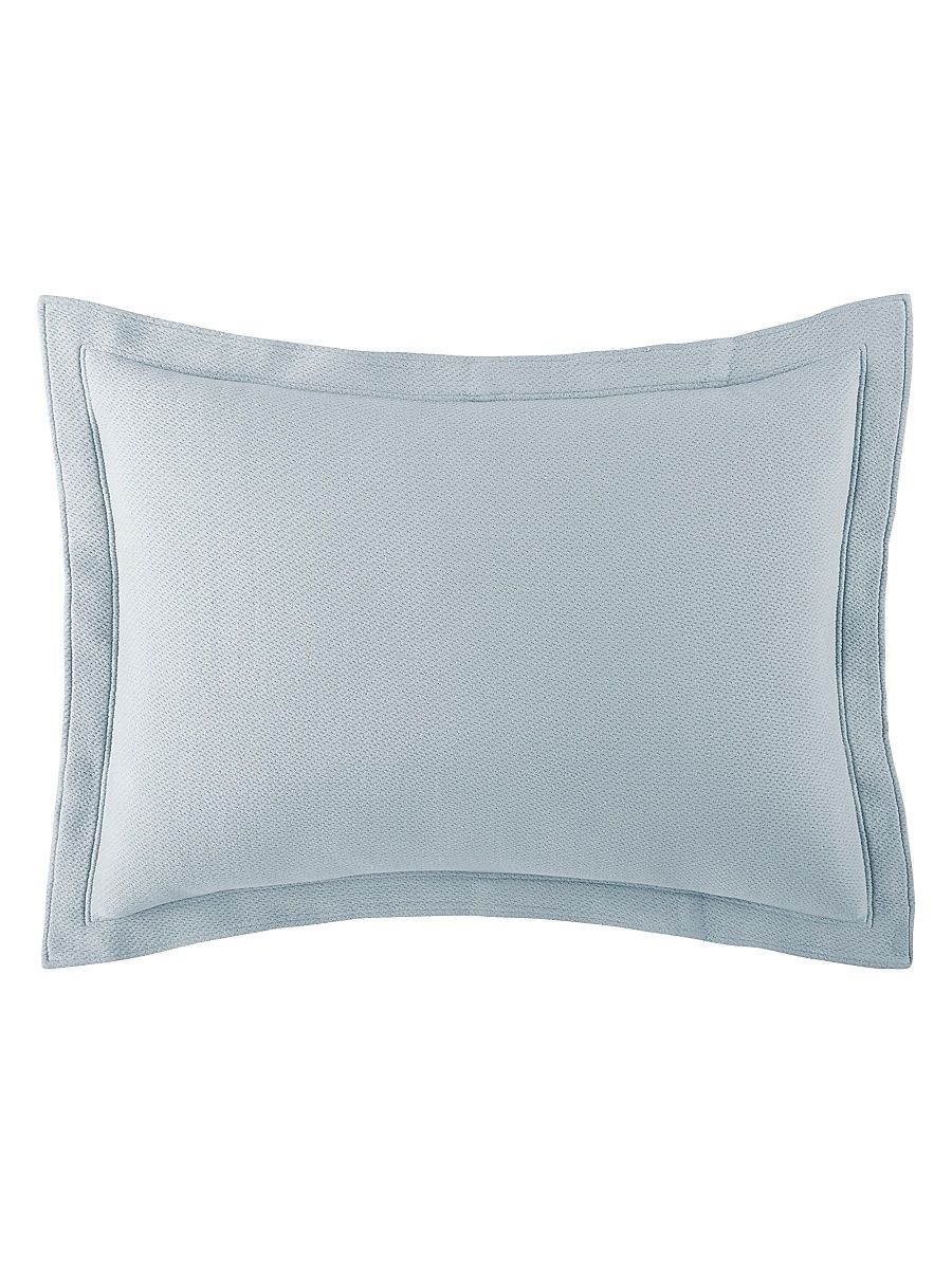 Angie Stonewashed Matelassé Sham - Pearl - Size Standard