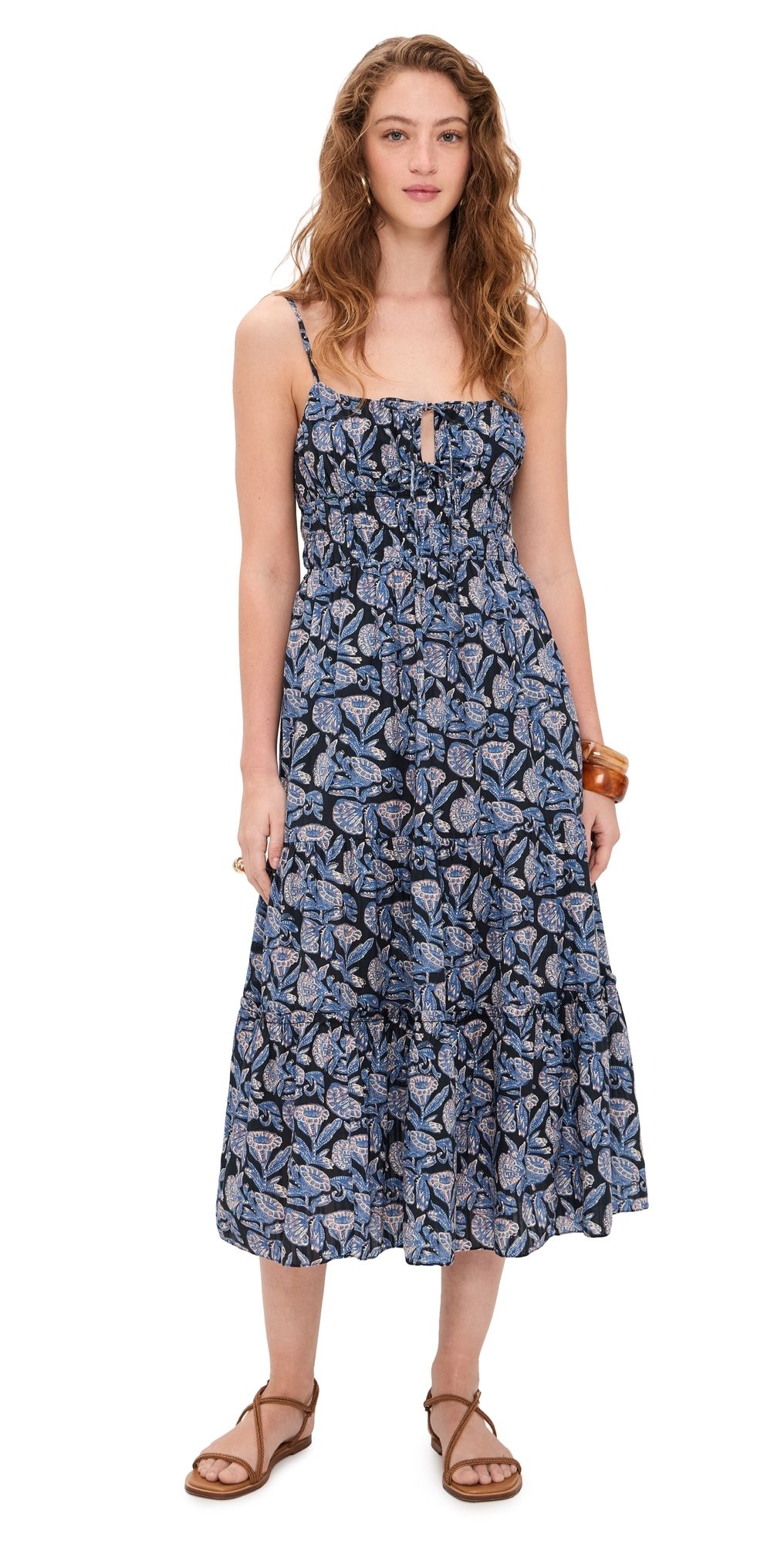 Ulla Johnson Aydin Cami Midi Dress Zinnia 8