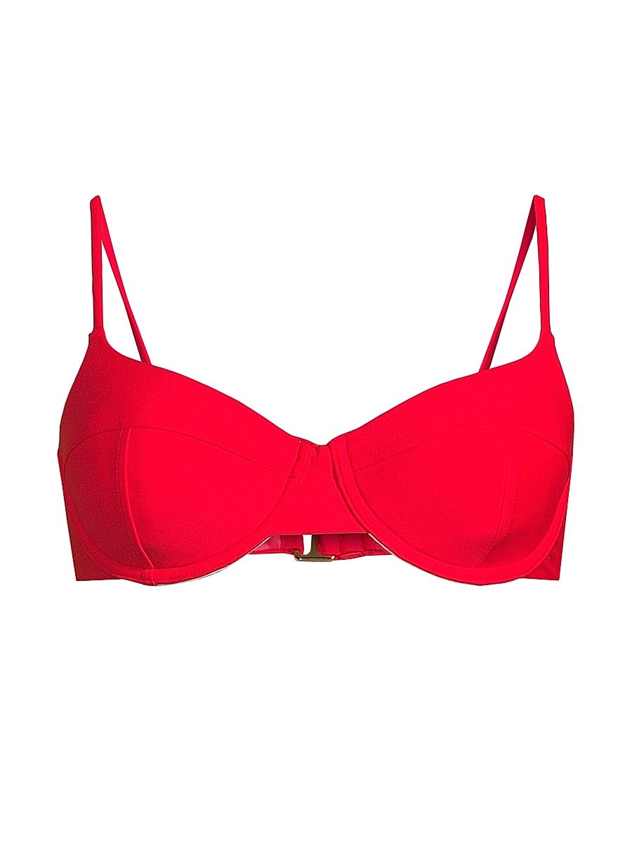 Women's Mona Underwire Bikini Top - Flame - Size XL