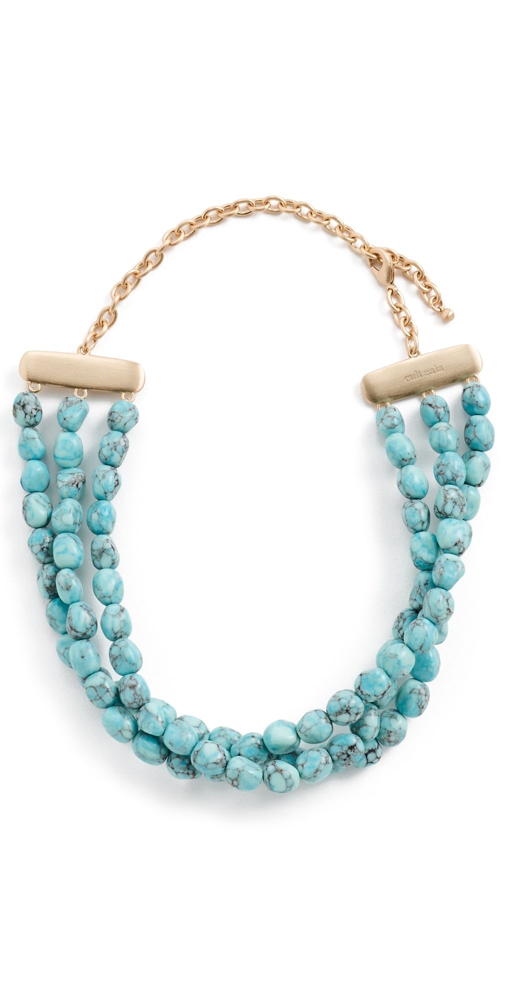 Cult Gaia Nora Choker Necklace Ibiza Turquoise One Size