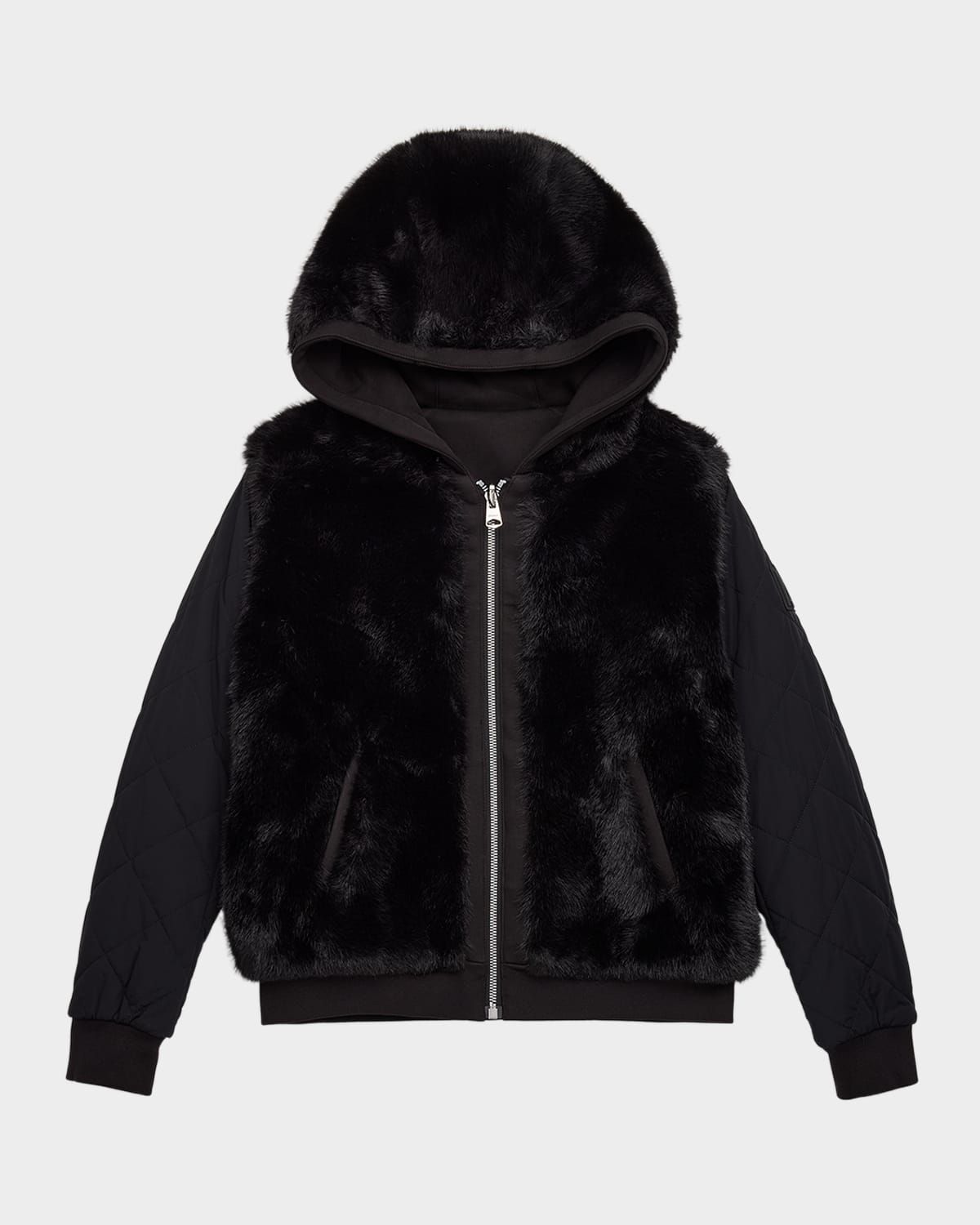 Kid & apos;s Mahala Reversible Hooded Zip Jacket, Size 8-14