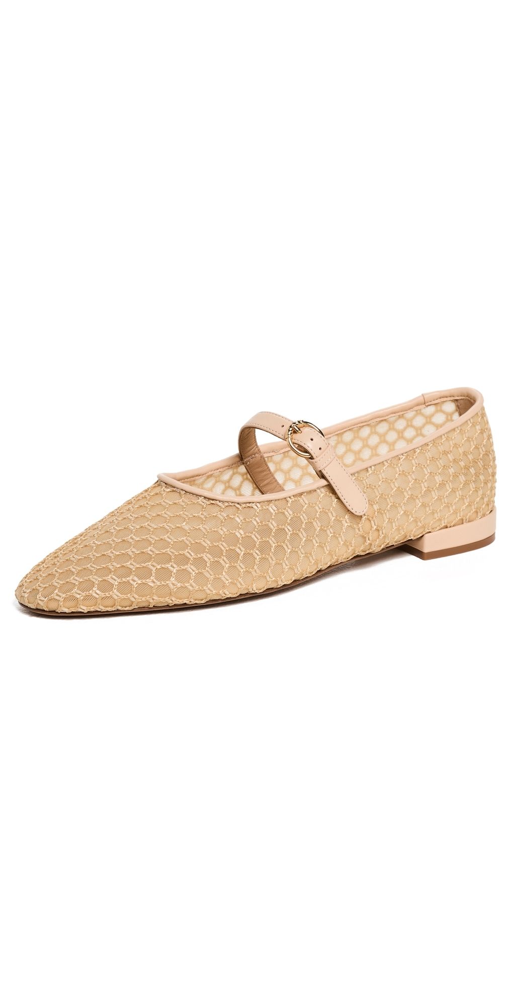 Ulla Johnson Isobel Mesh Ballet Flats Nude 41