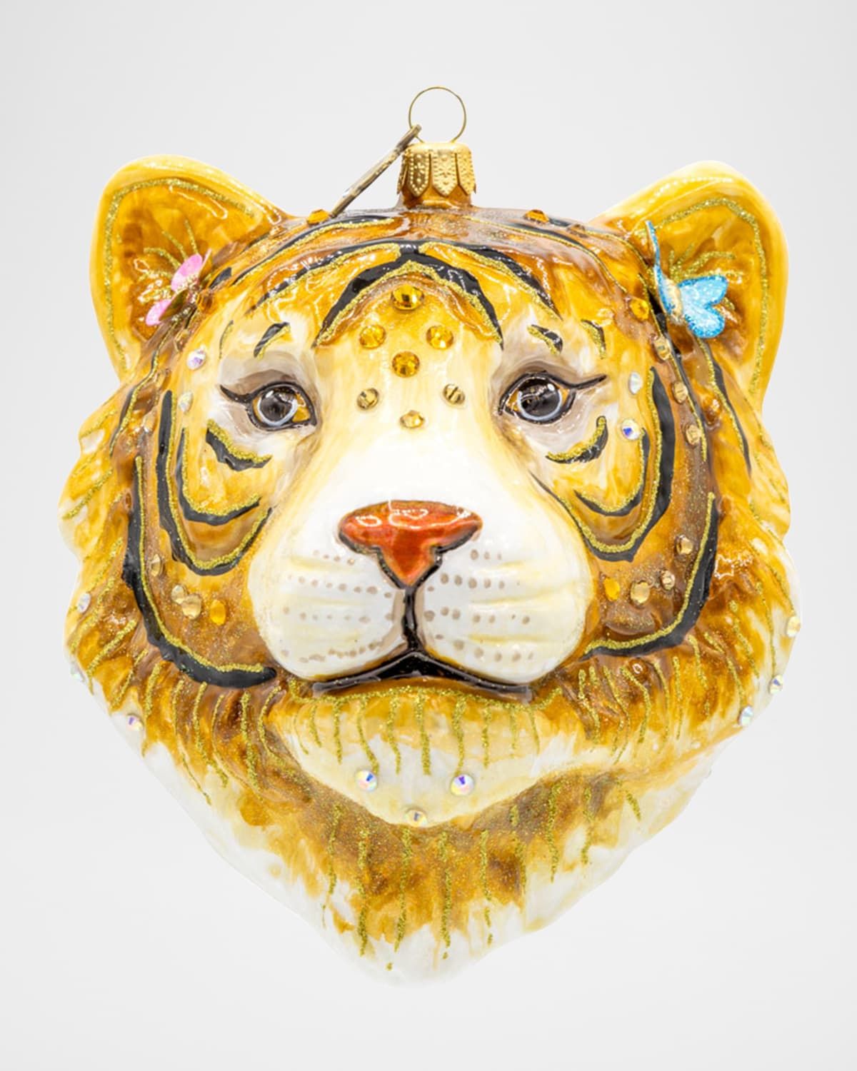 Crowned Ember Christmas Ornament