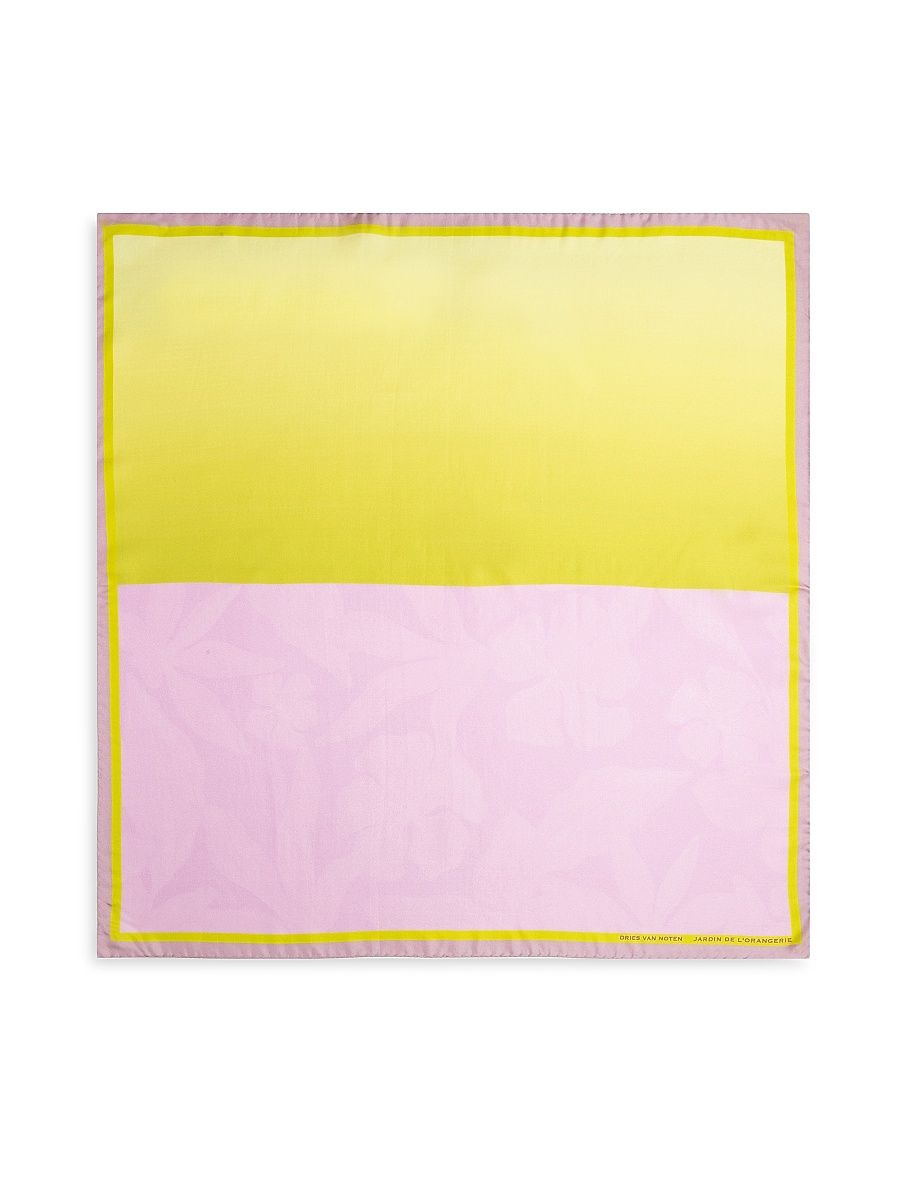 Women's Foulard Jardin De L'Orangerie Silk Scarf - Jardin De Lorangerie