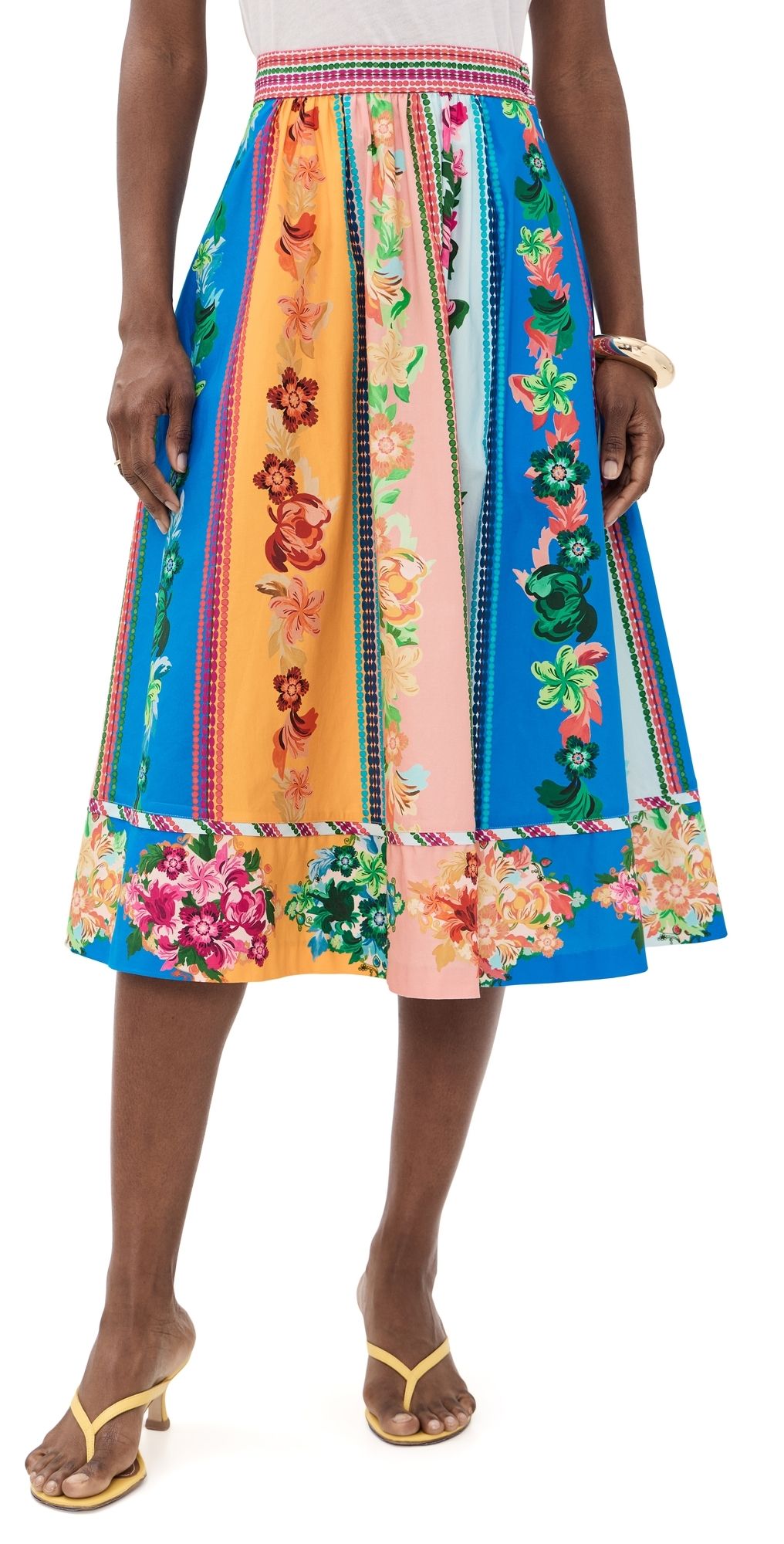 SALONI Pia Skirt Bellis Rainbow Plmt 14