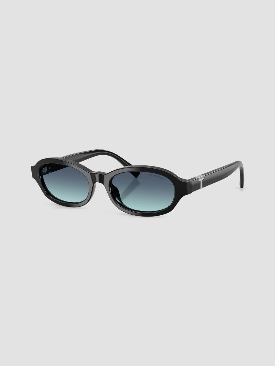 Tiffany & Co. Women's 52MM Oval Sunglasses - Black