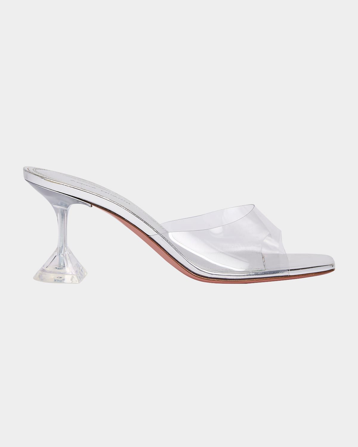 Lupita Transparent Mule Sandals