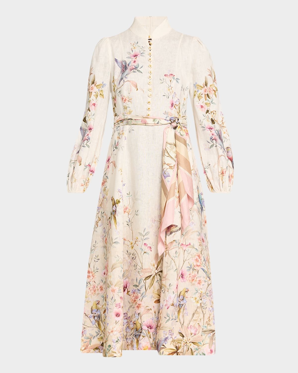 Rebellion Button Midi Dress