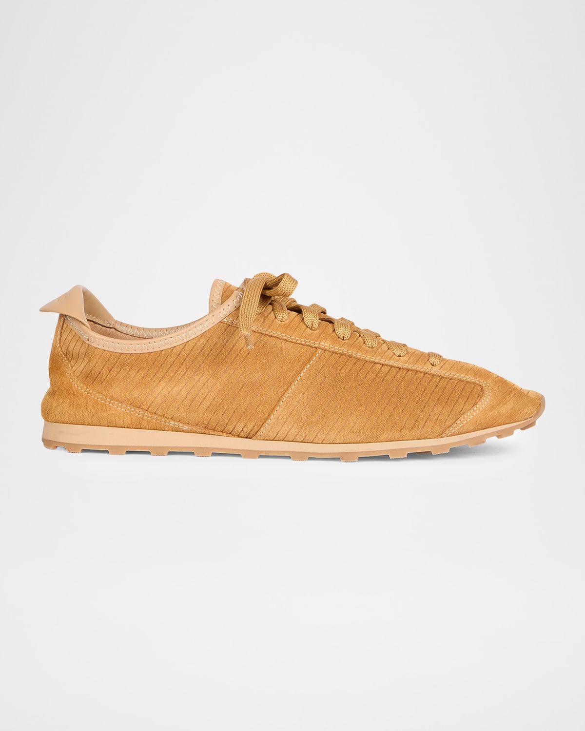 Men & apos;s Les Tennis Corduroy-Embossed Suede Sneakers