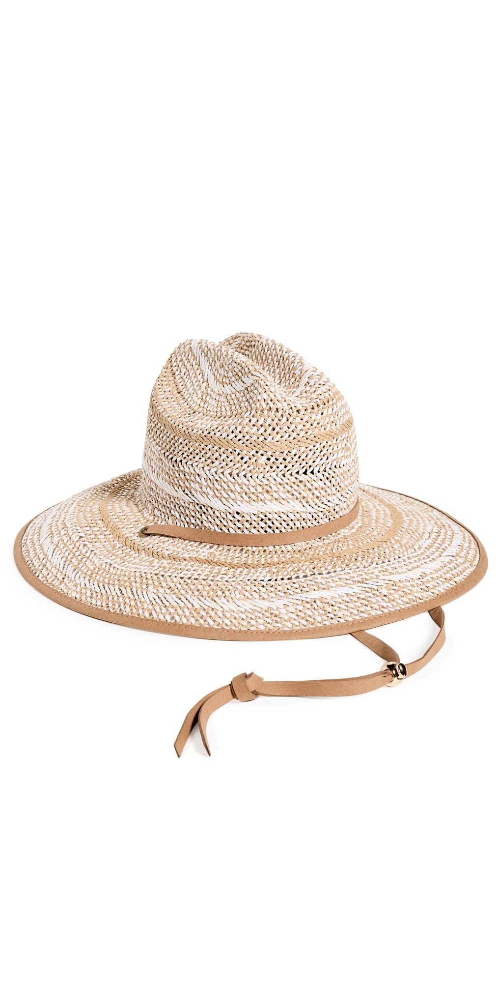 Lele Sadoughi Straw Woven Hat Pecan One Size