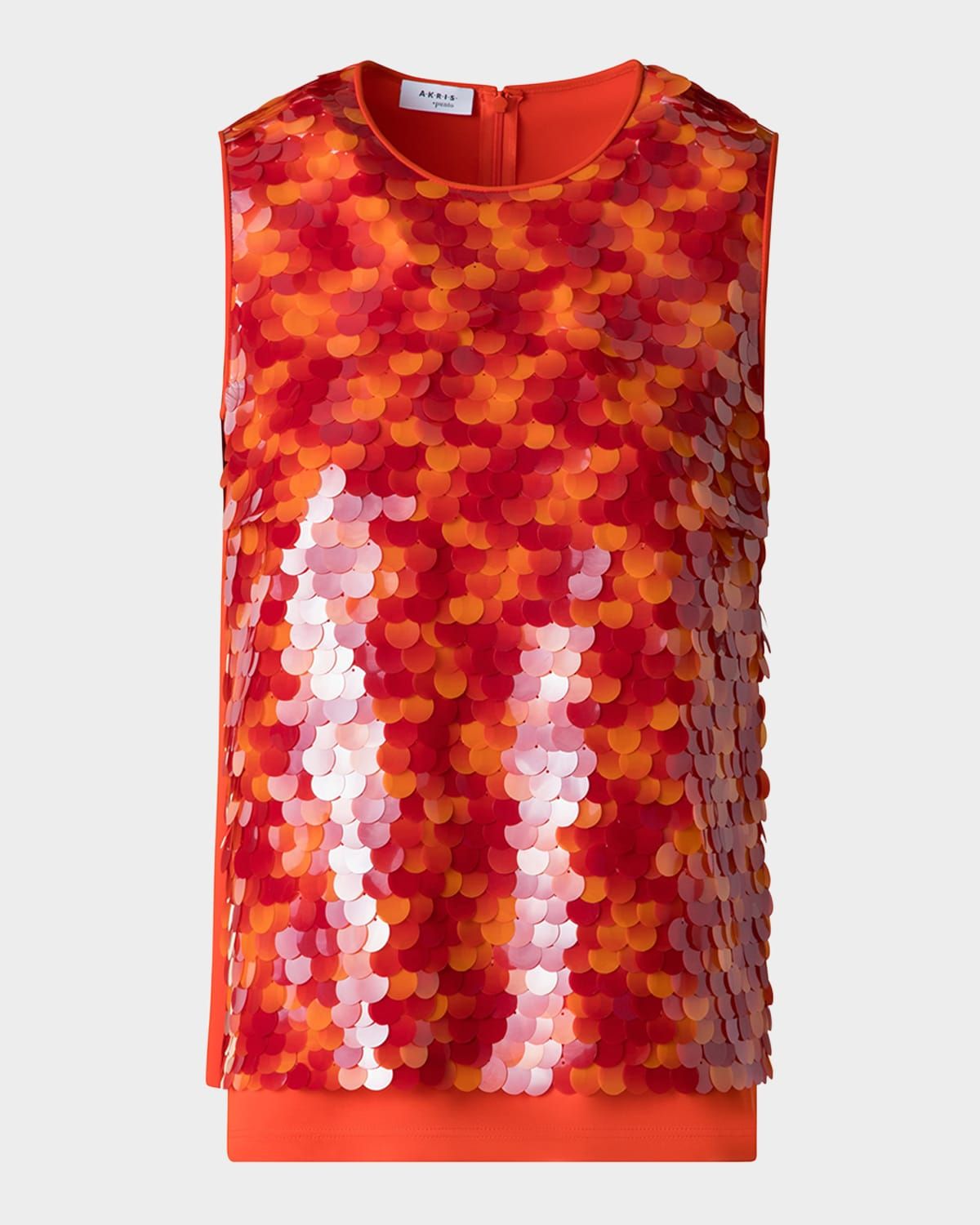 Sequined Dot Tank Top