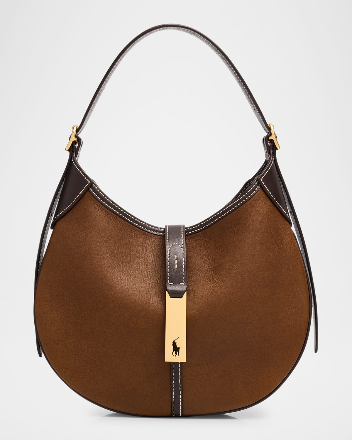 Polo ID Leather Small Shoulder Bag