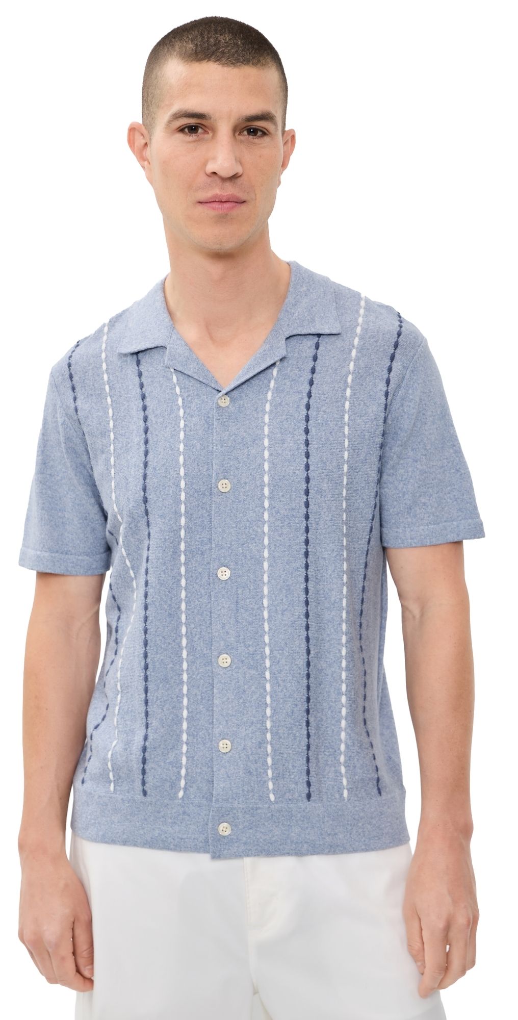 RAILS Richie Sweater Navy White Sky L